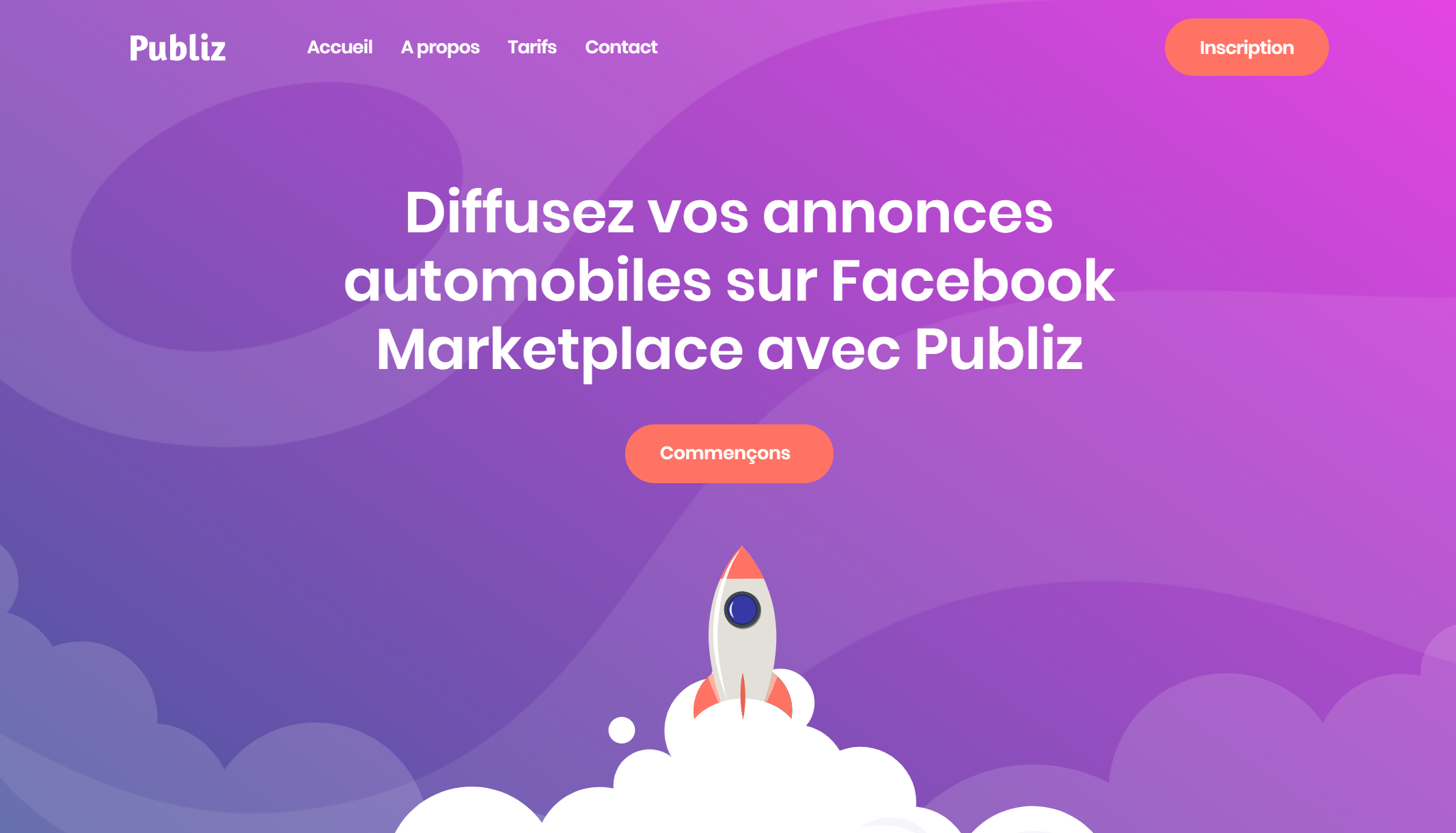 Aperçu du site Publiz